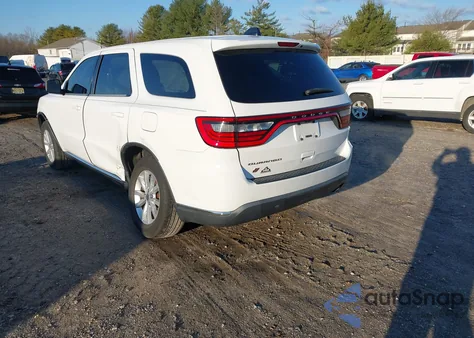 2019 Dodge Durango Sxt Awd z USA, uszkodzony, nr VIN 1C4RDJAG2KC599546